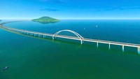 Cầu vượt biển dài nhất Việt Nam ở Cà Mau