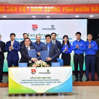 Vietcombank và Trung ương Đoàn TNCS Hồ Chí Minh ký hợp tác giai đoạn 2023-2027