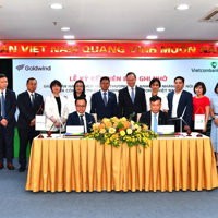 Vietcombank Hà Nội ký kết thỏa thuận hợp tác với Tập đoàn Goldwind
