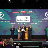 Vietcombank tiếp tục là thương hiệu mạnh dẫn đầu ngành Ngân hàng