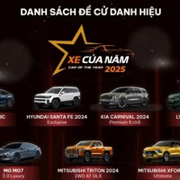 Hé lộ 13 mẫu xe đề cử danh hiệu Xe của năm