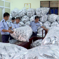 Phát hiện 40.000 gói rong biển, gần 800kg thịt lợn không rõ nguồn gốc