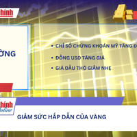 VIDEOS: Giá vàng thế giới giảm mạnh 
