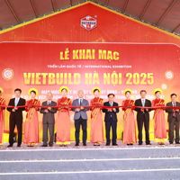 Khoảng 800 gian hàng quy tụ tại Triển lãm quốc tế VIETBUILD Hà Nội 2025 lần thứ hai