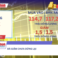 VIDEO: Giá vàng trong nước tiếp đà giảm theo thế giới