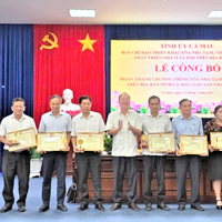 Tỉnh Cà Mau hoàn thành chương trình xóa nhà tạm, nhà dột nát