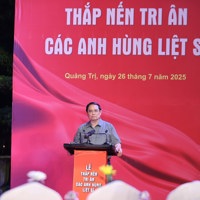 Thủ tướng Phạm Minh Chính: Các Anh hùng liệt sĩ đã làm rạng rỡ non sông, đất nước ta