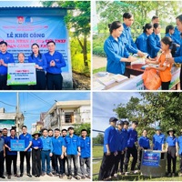 Tuổi trẻ Nghệ An, Hà Tĩnh chung tay xây dựng cảnh quan, môi trường nông thôn