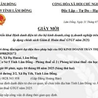 Lâm Đồng: Xuất hiện tình trạng giả mạo cơ quan thuế để lừa đảo
