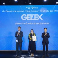 Gelex 2 năm liên tiếp lọt Top 50 Công ty đại chúng uy tín và hiệu quả năm 2025