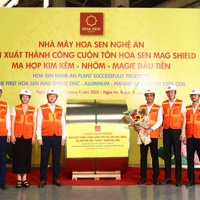 Tập đoàn Hoa Sen ra mắt tôn siêu bền Hoa Sen Mag Shield