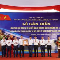 TKV gắn biển công trình chào mừng Đại hội đại biểu Đảng bộ Chính phủ lần thứ I, nhiệm kỳ 2025 - 2030