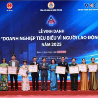 Vinh danh 28 doanh nghiệp tiêu biểu vì người lao động năm 2025