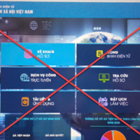 Cảnh báo website giả mạo Cổng dịch vụ công trực tuyến Bảo hiểm xã hội Việt Nam