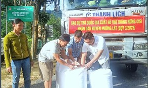 Hoàn thành xuất cấp hơn 331 tấn gạo hỗ trợ nhân dân huyện Mường Lát