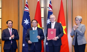 Việt Nam - Australia nâng quan hệ lên Đối tác Chiến lược toàn diện
