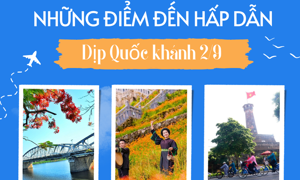 Những điểm đến hấp dẫn dịp Quốc khánh 2/9