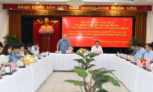 Thứ trưởng Đỗ Thành Trung làm việc với tỉnh Đồng Nai tháo gỡ vướng mắc cho bongdaso vn 