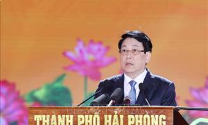Chủ tịch nước Lương Cường: Hải Phòng có cơ hội to lớn sánh vai với các thành phố tiêu biểu ở châu Á