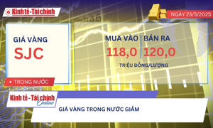 VIDEO: Giá vàng trong nước và thế giới cùng giảm ngày 23/5