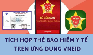 Tích hợp thẻ bảo hiểm y tế trên ứng dụng VNeID