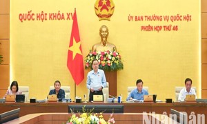 Chùm ảnh: Khai mạc Phiên họp thứ 46 Ủy ban Thường vụ Quốc hội