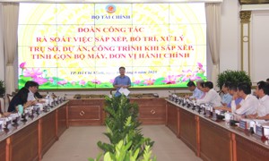 Đẩy mạnh rà soát, hướng dẫn xử lý nhà, đất và trụ sở sau sắp xếp đơn vị hành chính 