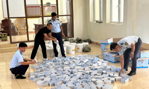 Thu giữ hơn 5.000 tuýp thuốc tân dược nhập lậu tại Quảng Ninh