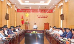 Ninh Bình: đẩy mạnh cải thiện môi trường đầu tư kinh doanh, sẵn sàng đồng hành cùng nhà đầu tư và doanh nghiệp