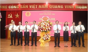 Công bố lãnh đạo chủ chốt của Thuế tỉnh Phú Thọ