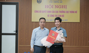 Ông Đặng Trọng Điệp được bổ nhiệm làm Quyền Trưởng Thống kê, Thống kê tỉnh Sơn La