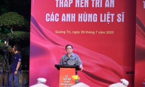 Thủ tướng Phạm Minh Chính: Các Anh hùng liệt sĩ đã làm rạng rỡ non sông, đất nước ta