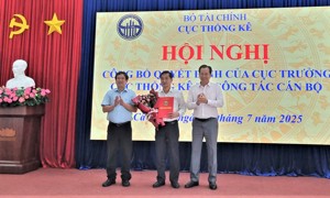 Đồng chí Thiều Vĩnh An được bổ nhiệm làm Trưởng Thống kê TP. Cần Thơ
