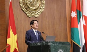 Phát biểu chính sách của Chủ tịch nước Lương Cường tại Liên đoàn Arập