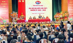 Thông qua Nghị quyết Đại hội đại biểu Đảng bộ Bộ Tài chính lần thứ I