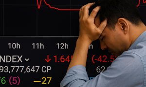 VN-Index lao dốc mạnh, áp lực bán bao trùm phiên 22/8