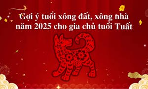 Gợi ý tuổi xông đất, xông nhà năm 2025 cho gia chủ tuổi Tuất