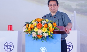 Thủ tướng Chính phủ phát lệnh khởi công cầu Tứ Liên (Hà Nội)