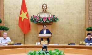 Thủ tướng chủ trì phiên họp chuyên đề pháp luật với nhiều nội dung trọng tâm