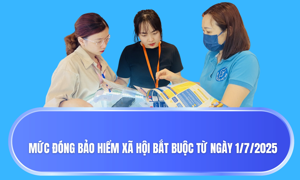 VIDEO: Mức đóng bảo hiểm xã hội bắt buộc từ ngày 1/7/2025