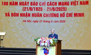 Báo chí phải trở thành lực lượng kiến tạo niềm tin, cổ vũ khát vọng phát triển