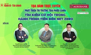9 giờ ngày 26/6: Tọa đàm trực tuyến “Phát triển thị trường trái phiếu xanh: Tìm kiếm cơ hội trong hành trình tiến đến Net Zero”