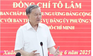 Tổng Bí thư Tô Lâm khảo sát thực tế mô hình tổ chức chính quyền địa phương 2 cấp tại TP. Hồ Chí Minh