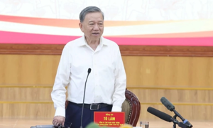 Tổng Bí thư Tô Lâm kiểm tra hoạt động chính quyền địa phương hai cấp tại Hà Nội