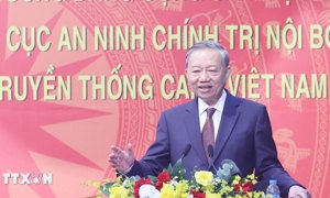 Tổng Bí thư Tô Lâm: Đổi mới mạnh mẽ tư duy, cách thức triển khai bảo vệ an ninh chính trị nội bộ