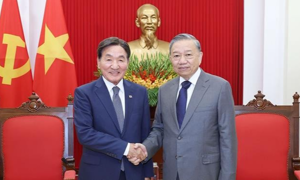 Tổng Bí thư Tô Lâm tiếp Đặc phái viên của Tổng thống Hàn Quốc