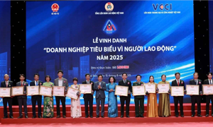 Vinh danh 28 doanh nghiệp tiêu biểu vì người lao động năm 2025