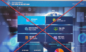 Cảnh báo website giả mạo Cổng dịch vụ công trực tuyến Bảo hiểm xã hội Việt Nam