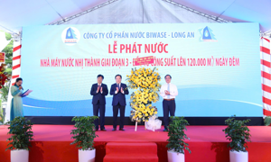 Tây Ninh đưa vào vận hành nhà máy nước 120.000m3/ngày đêm