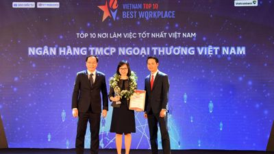 Vietcombank - Nơi làm việc tốt nhất Việt Nam năm 2022